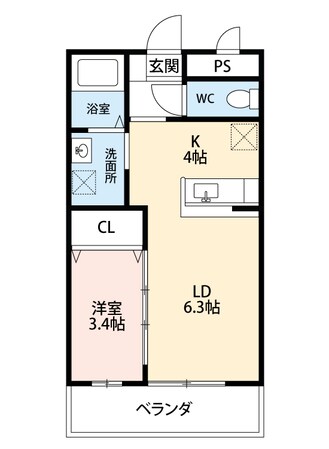 ハウス桐里の物件間取画像